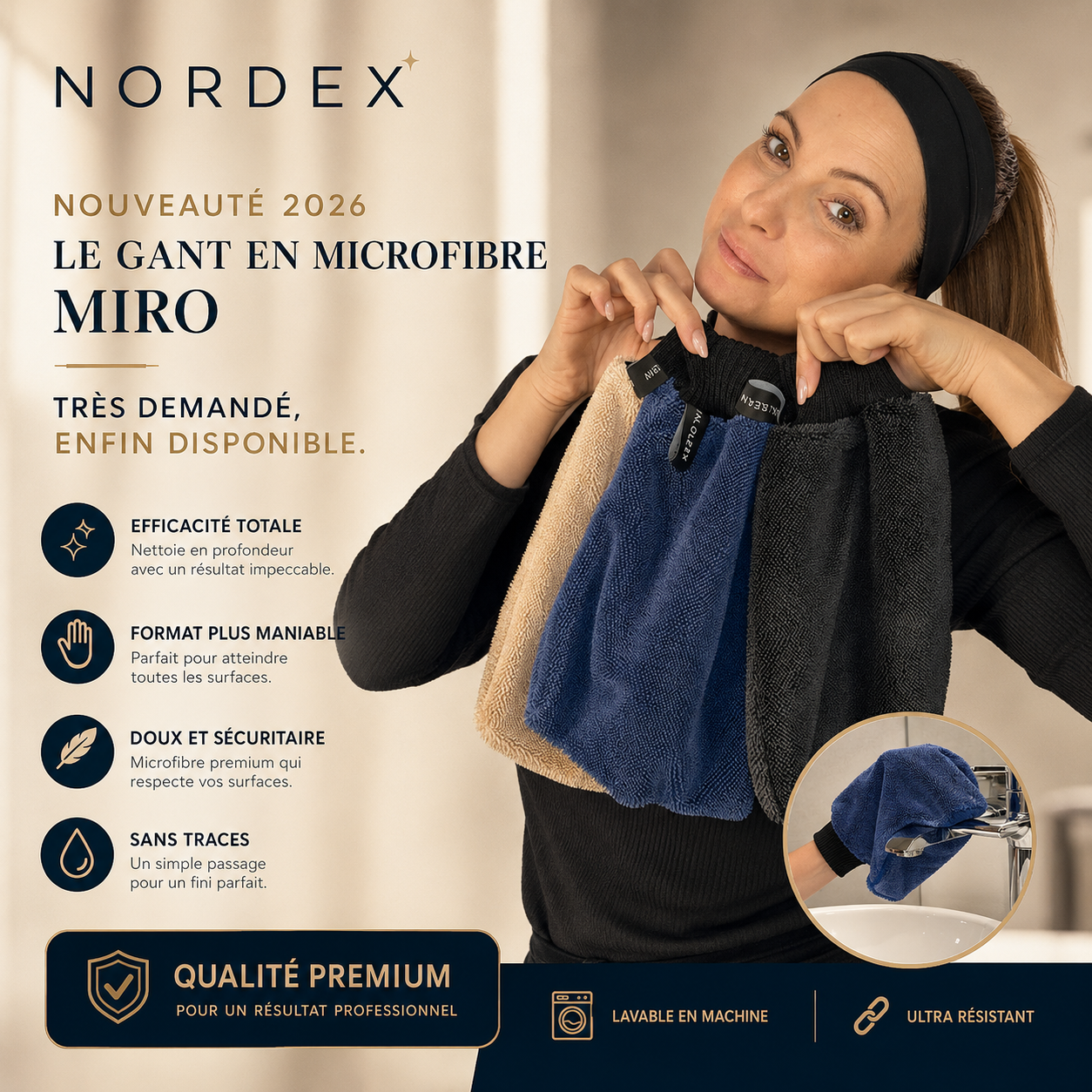 Gant microfibre NORDEX